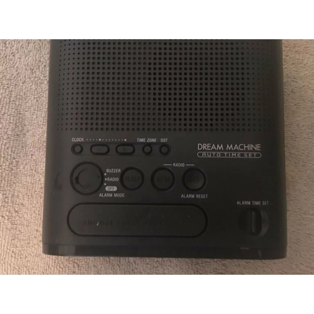 Sony Dream Machine‎ AM FM Alarm Clock Radio Model ICF-C218 Tested/Works
